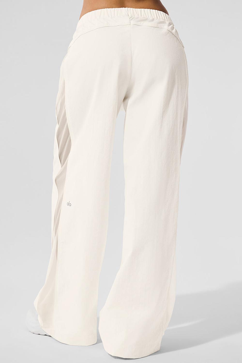 Alo Yoga High-Waist Origin Wide Leg Track Naisten Housut Ivory | Suomi  9736-MQTDR