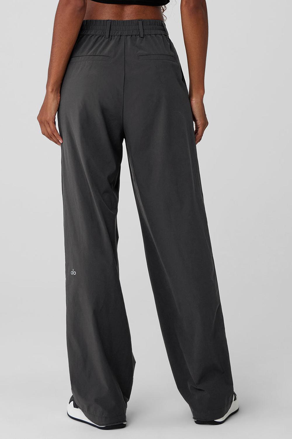 Alo Yoga High-Waist Pursuit Naisten Housut Anthracite | Suomi  4761-VZSGQ