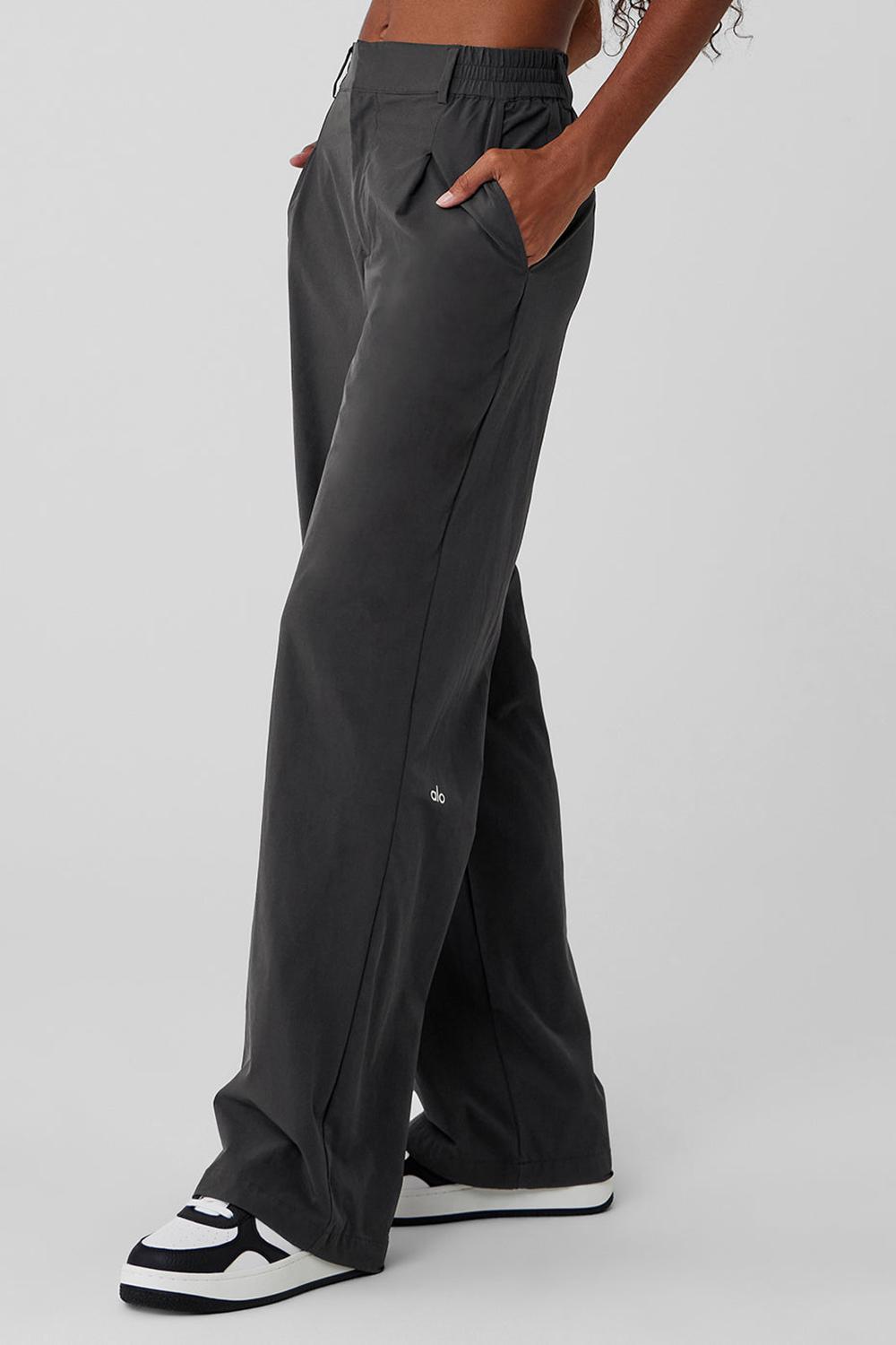 Alo Yoga High-Waist Pursuit Naisten Housut Anthracite | Suomi  4761-VZSGQ