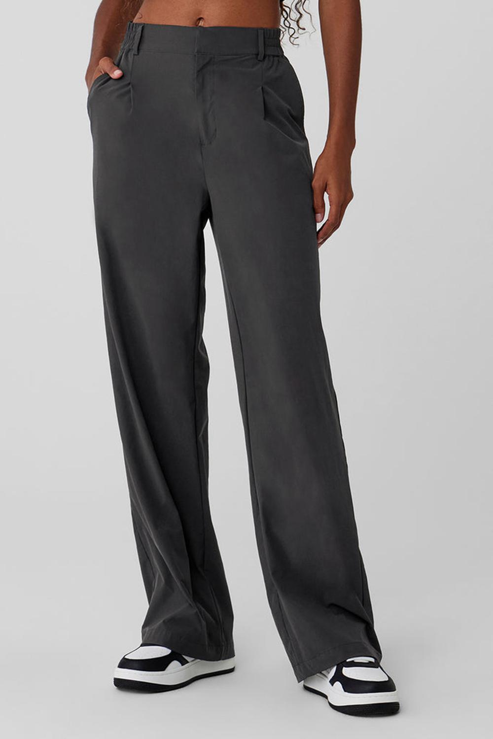 Alo Yoga High-Waist Pursuit Naisten Housut Anthracite | Suomi  4761-VZSGQ