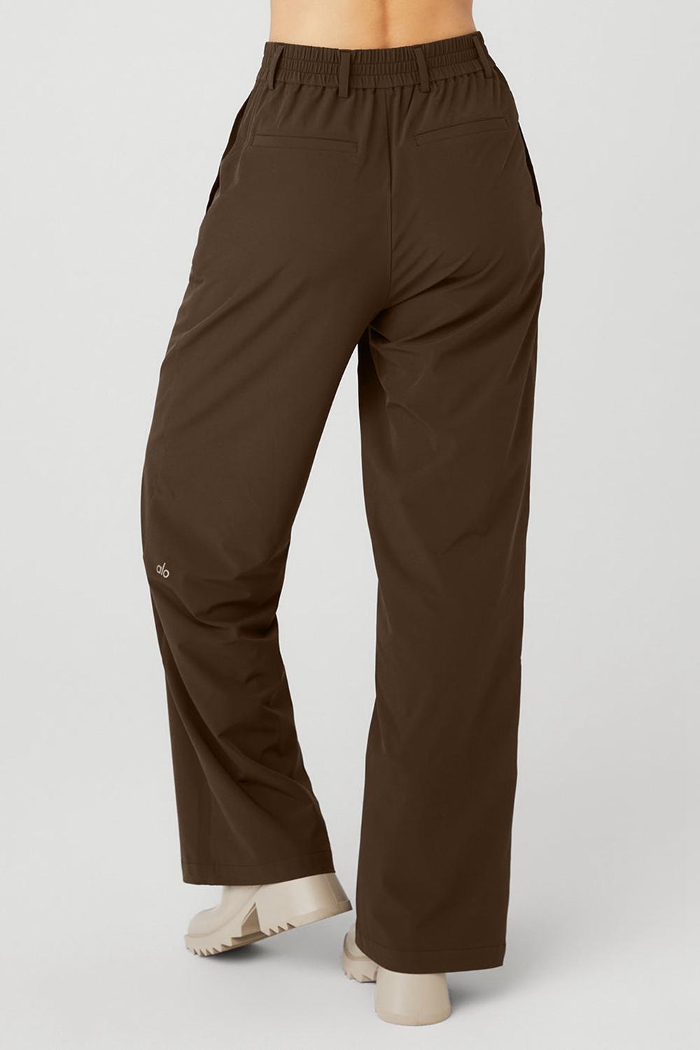 Alo Yoga High-Waist Pursuit Naisten Housut Espresso | Suomi  9728-IYZHU