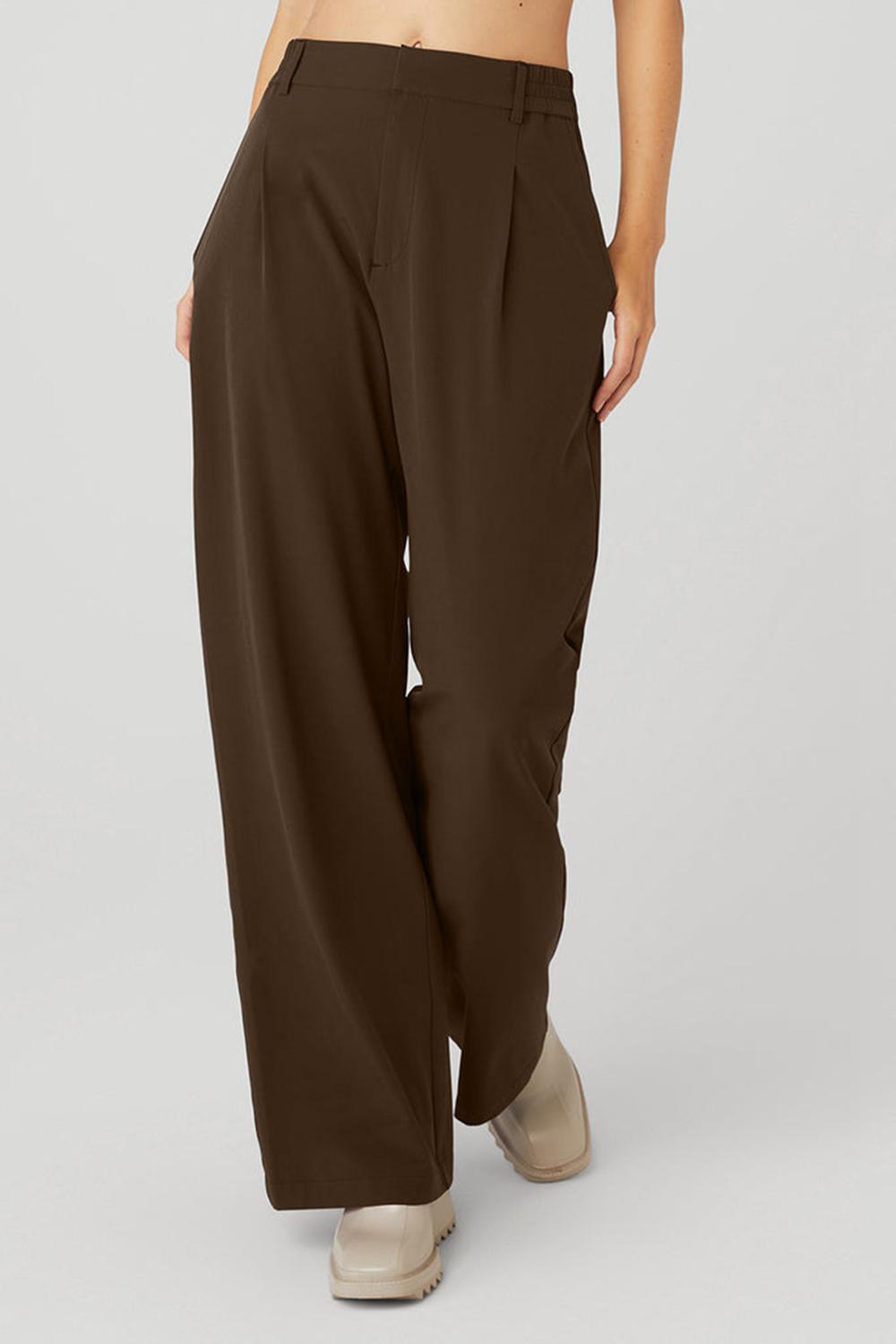 Alo Yoga High-Waist Pursuit Naisten Housut Espresso | Suomi  9728-IYZHU