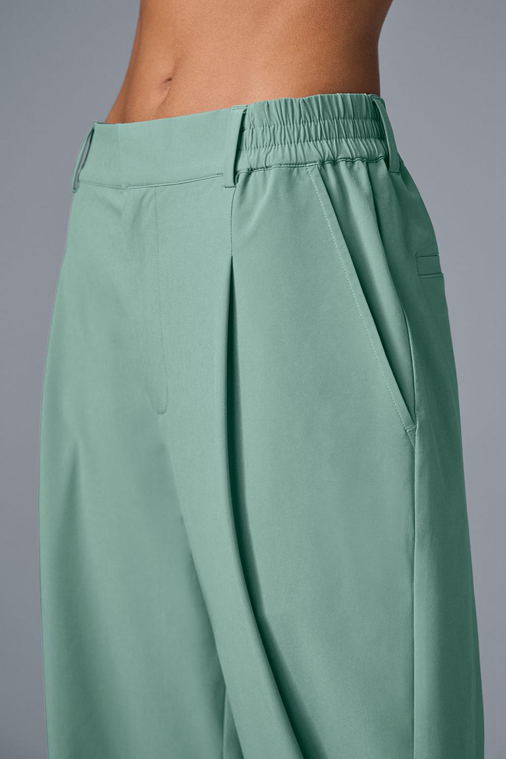 Alo Yoga High-Waist Pursuit (Regular) Naisten Housut Vihreä | Suomi  9256-QPITK