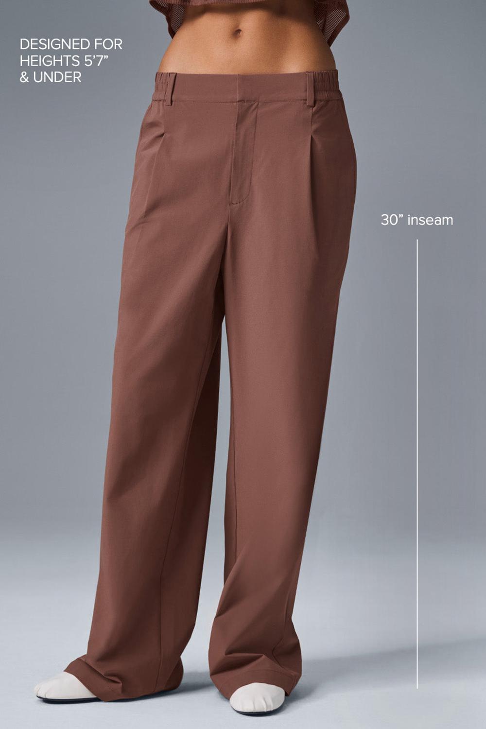 Alo Yoga High-Waist Pursuit (Regular) Naisten Housut Chestnut | Suomi  7613-KZOVC