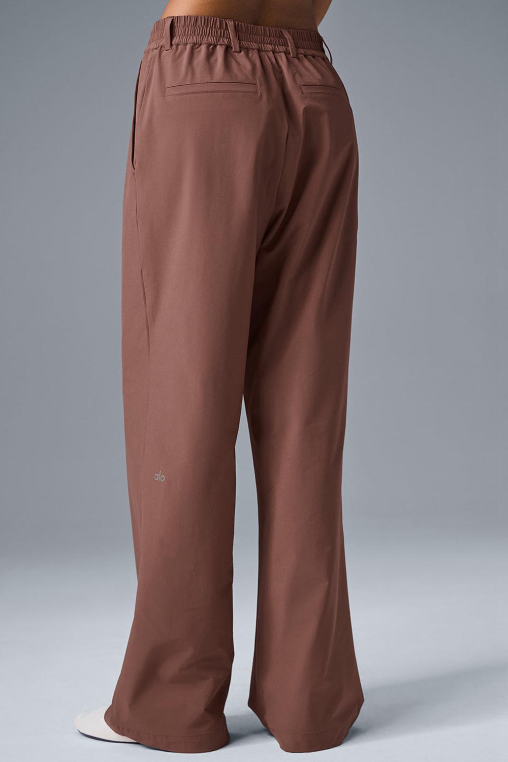 Alo Yoga High-Waist Pursuit (Regular) Naisten Housut Chestnut | Suomi  7613-KZOVC