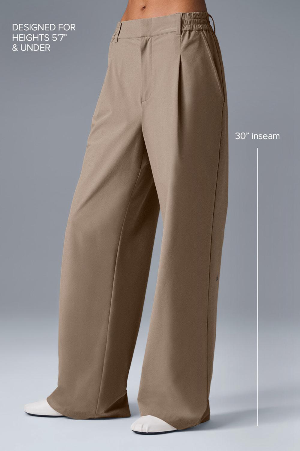 Alo Yoga High-Waist Pursuit (Regular) Naisten Housut Gravel | Suomi  8271-RCXTK
