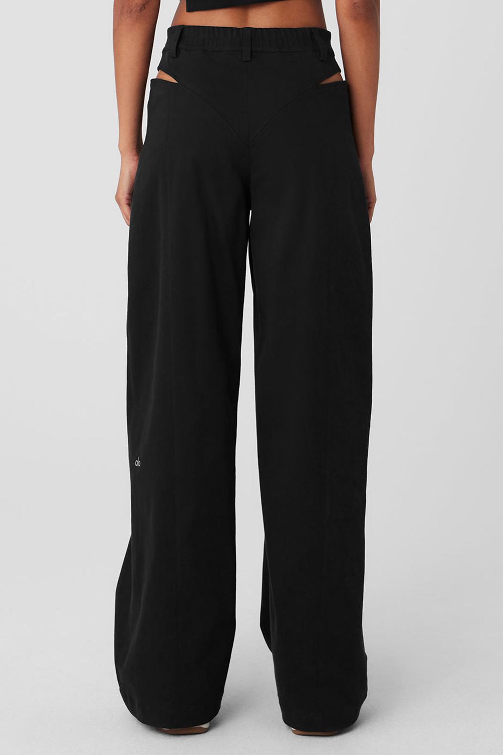 Alo Yoga High-Waist Risk Taker Naisten Housut Mustat | Suomi  7620-JIXKM