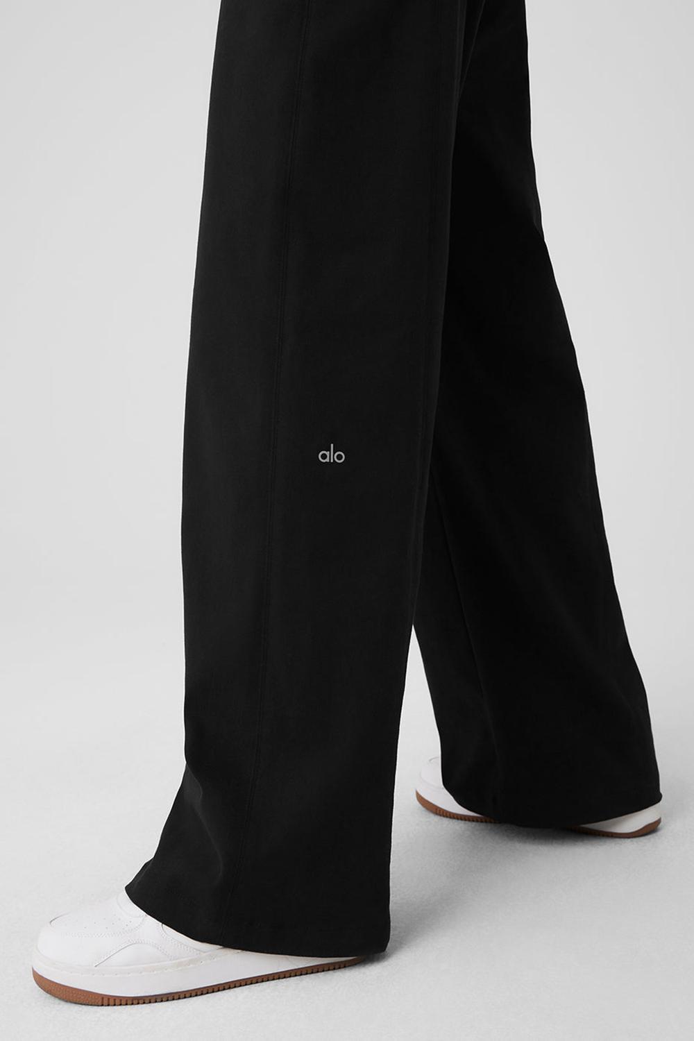 Alo Yoga High-Waist Risk Taker Naisten Housut Mustat | Suomi  7620-JIXKM