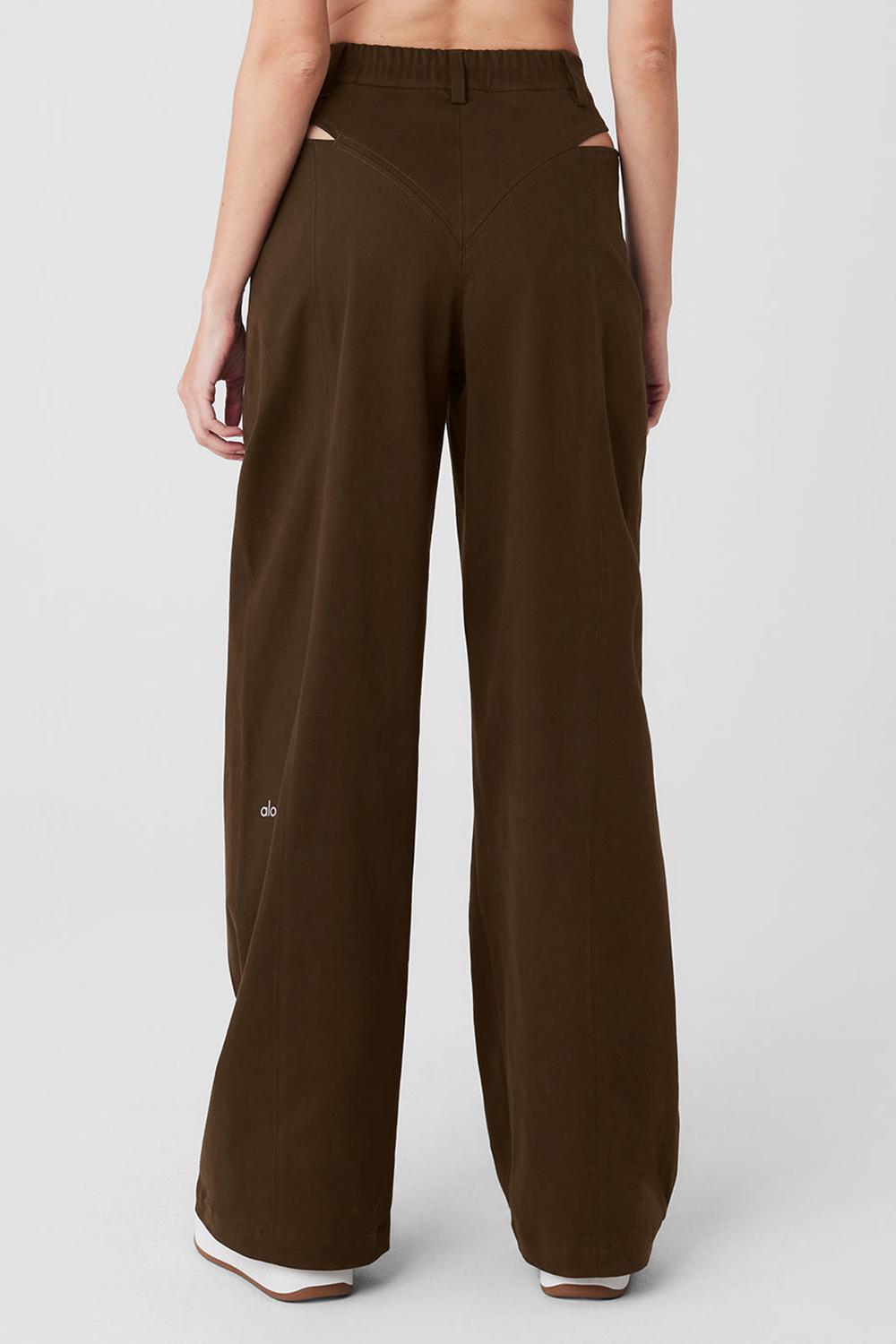Alo Yoga High-Waist Risk Taker Naisten Housut Espresso | Suomi  4923-QKPRU