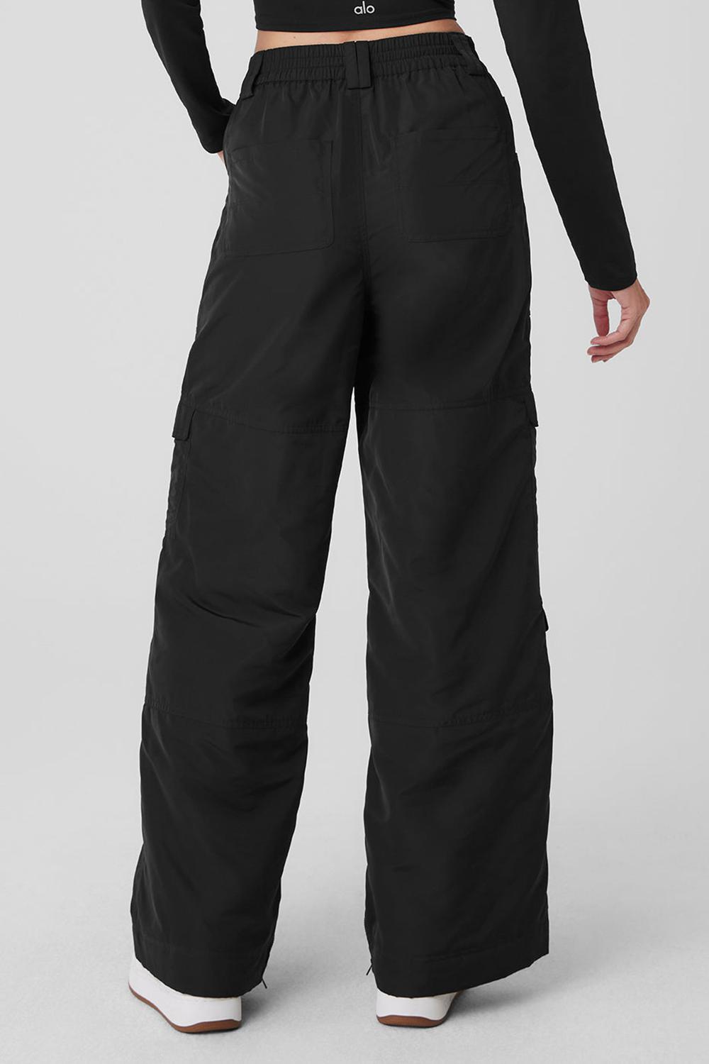 Alo Yoga High-Waist Ski-Moto Naisten Housut Mustat | Suomi  8654-VDNRL