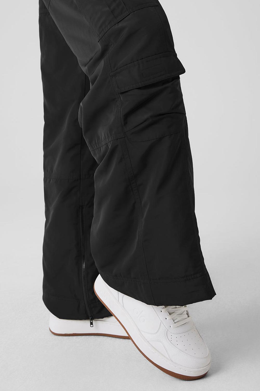 Alo Yoga High-Waist Ski-Moto Naisten Housut Mustat | Suomi  8654-VDNRL