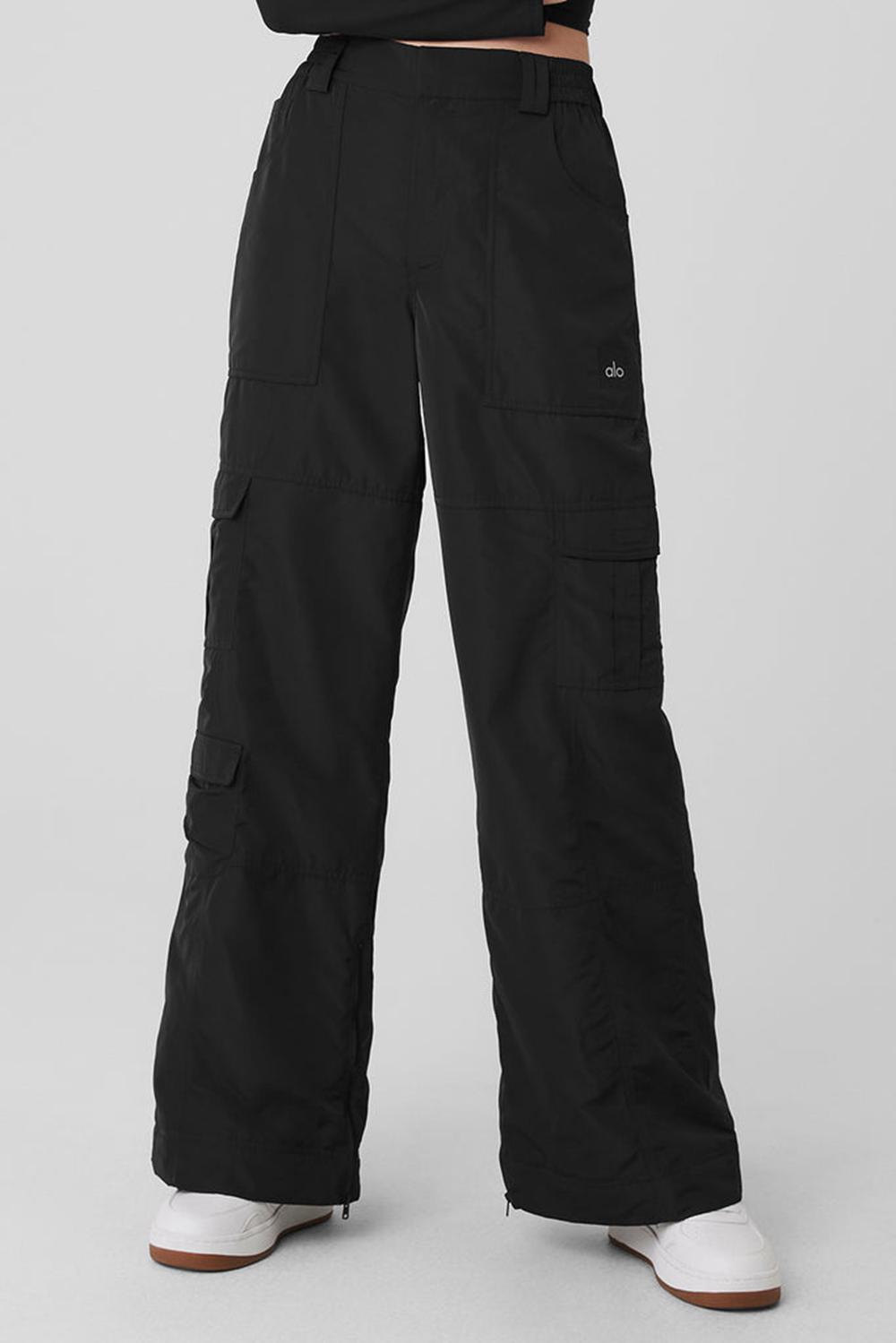 Alo Yoga High-Waist Ski-Moto Naisten Housut Mustat | Suomi  8654-VDNRL