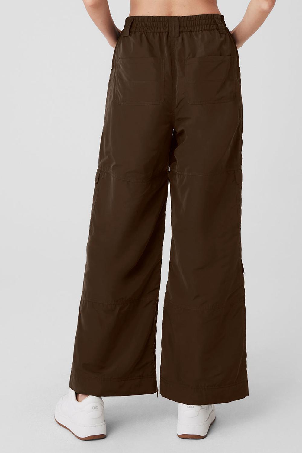 Alo Yoga High-Waist Ski-Moto Naisten Housut Espresso | Suomi  4305-FEWZU