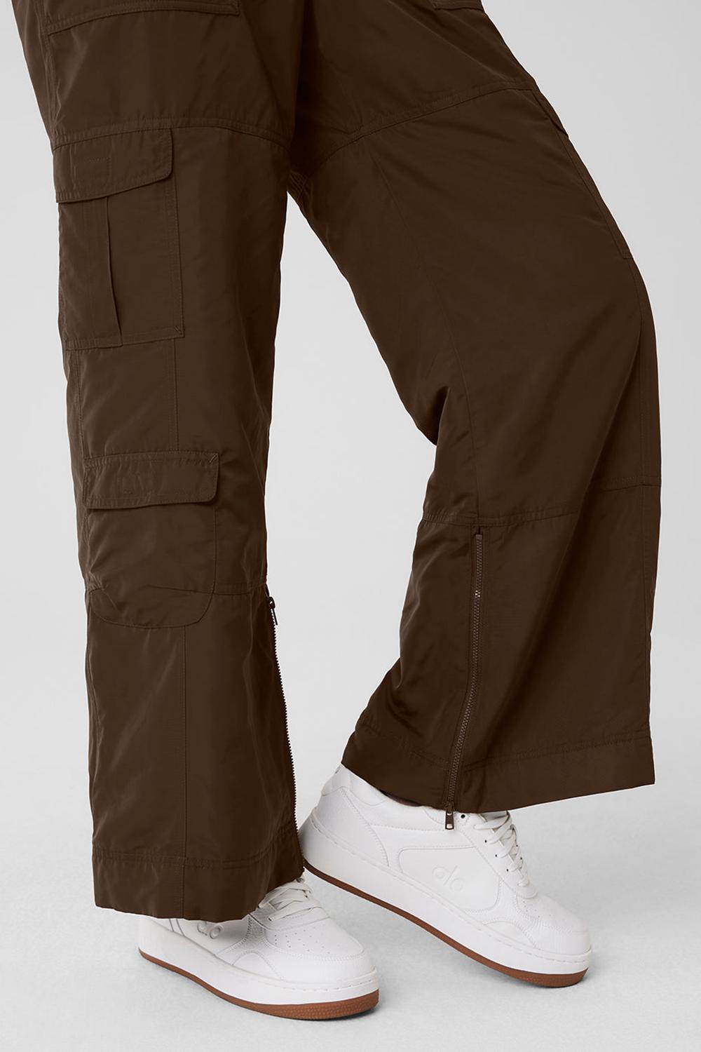 Alo Yoga High-Waist Ski-Moto Naisten Housut Espresso | Suomi  4305-FEWZU