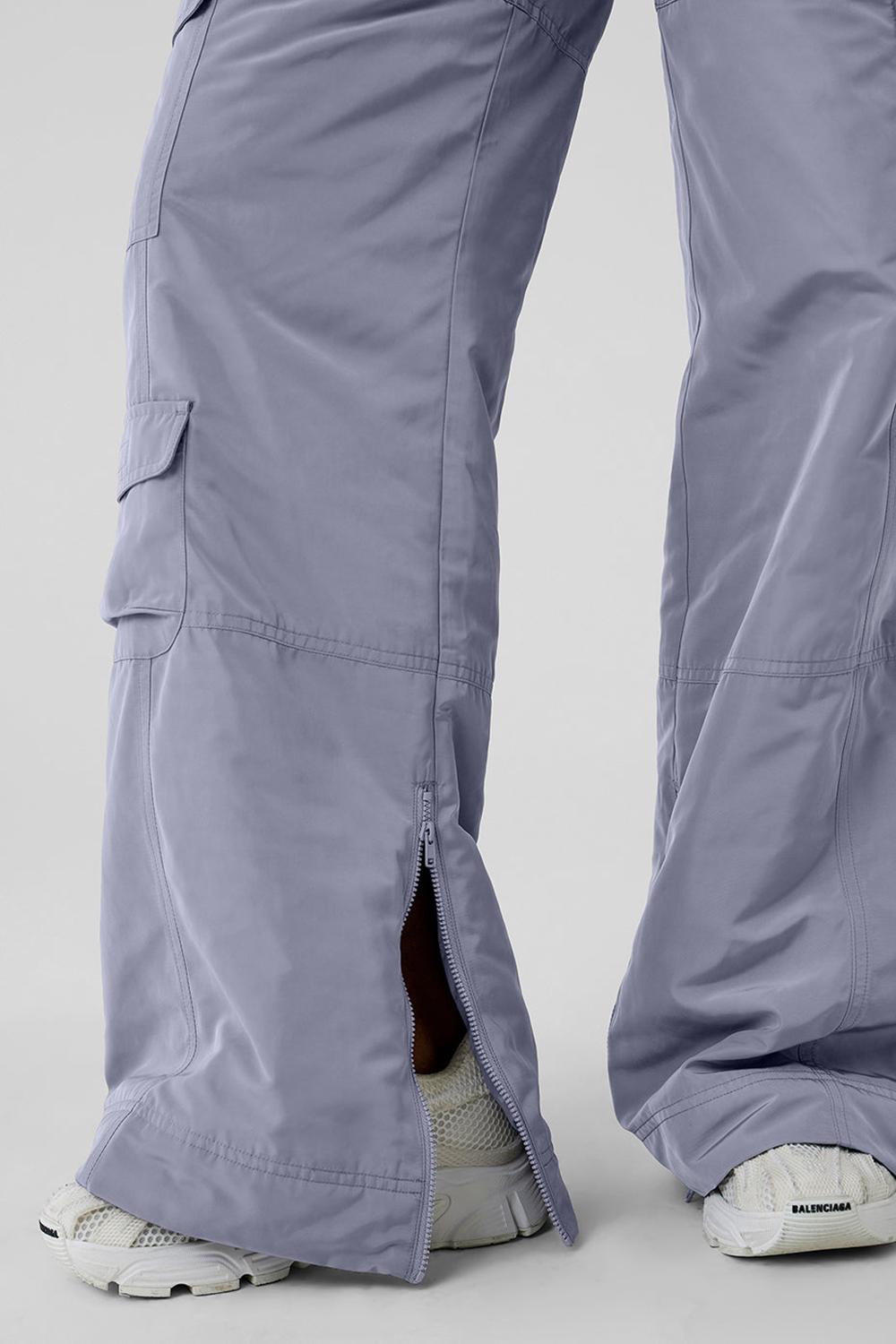 Alo Yoga High-Waist Ski-Moto Naisten Housut Fog | Suomi  7341-DBCZA