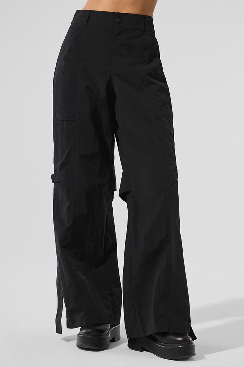 Alo Yoga High-Waist Voyager Naisten Housut Mustat | Suomi  8937-XLBND