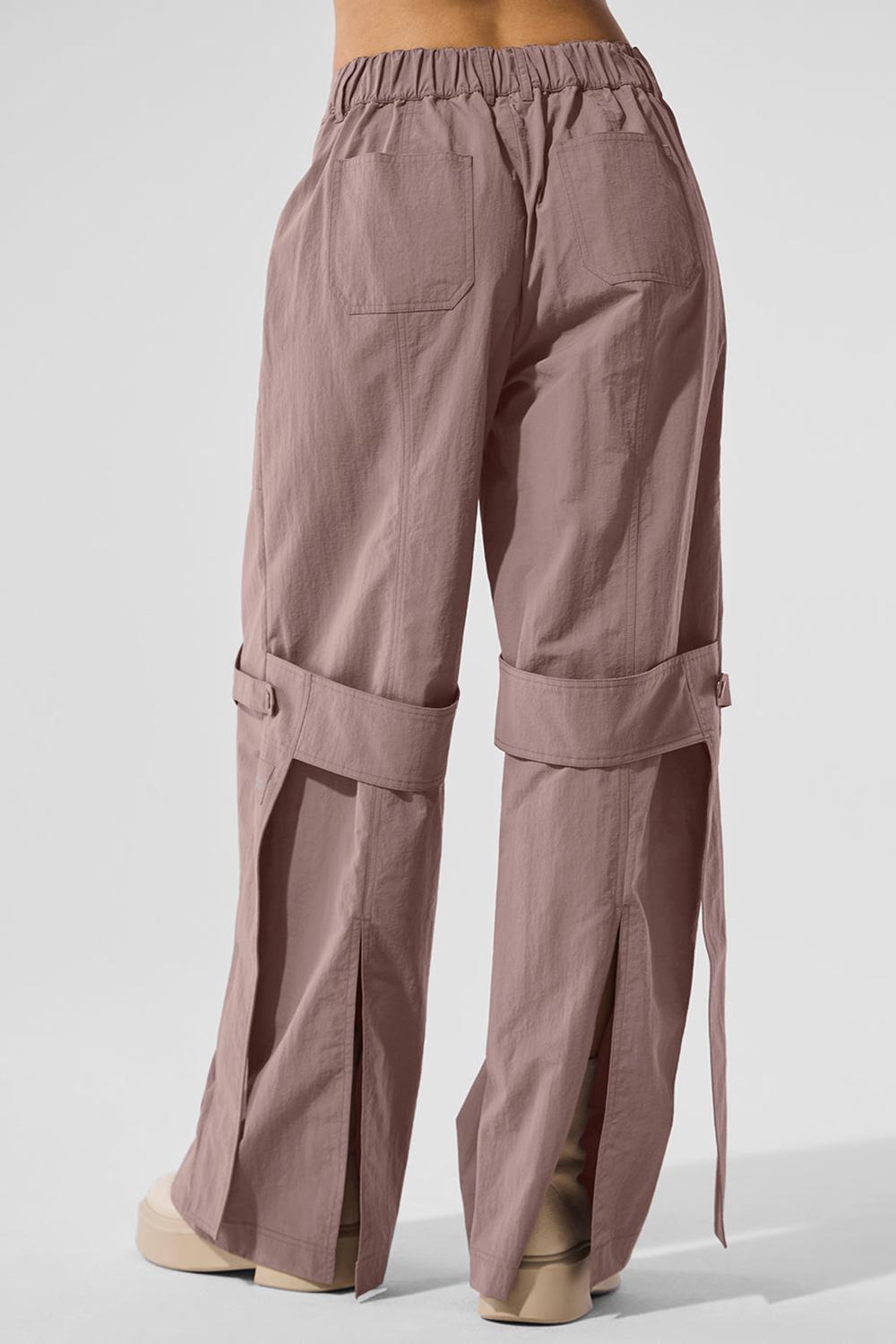 Alo Yoga High-Waist Voyager Naisten Housut Mushroom | Suomi  3142-THNBA