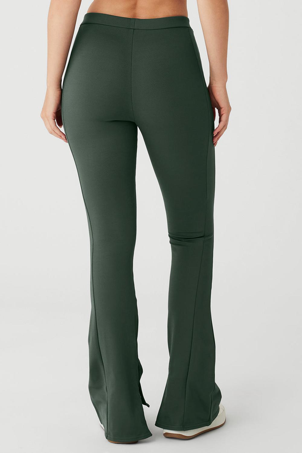 Alo Yoga High-Waist Zip It Flare Naisten Leggings Tumman | Suomi  9210-LOWEU