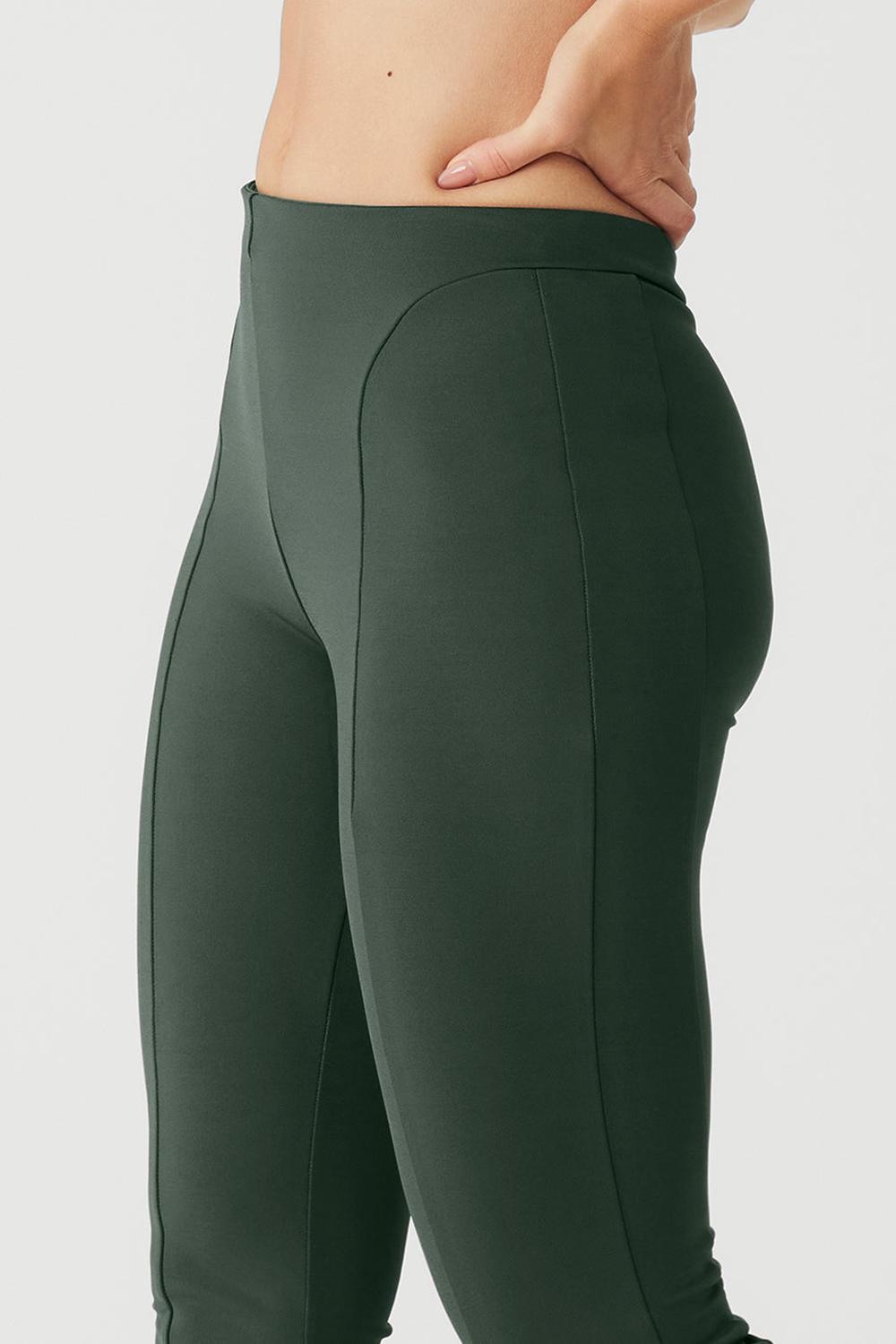 Alo Yoga High-Waist Zip It Flare Naisten Leggings Tumman | Suomi  9210-LOWEU