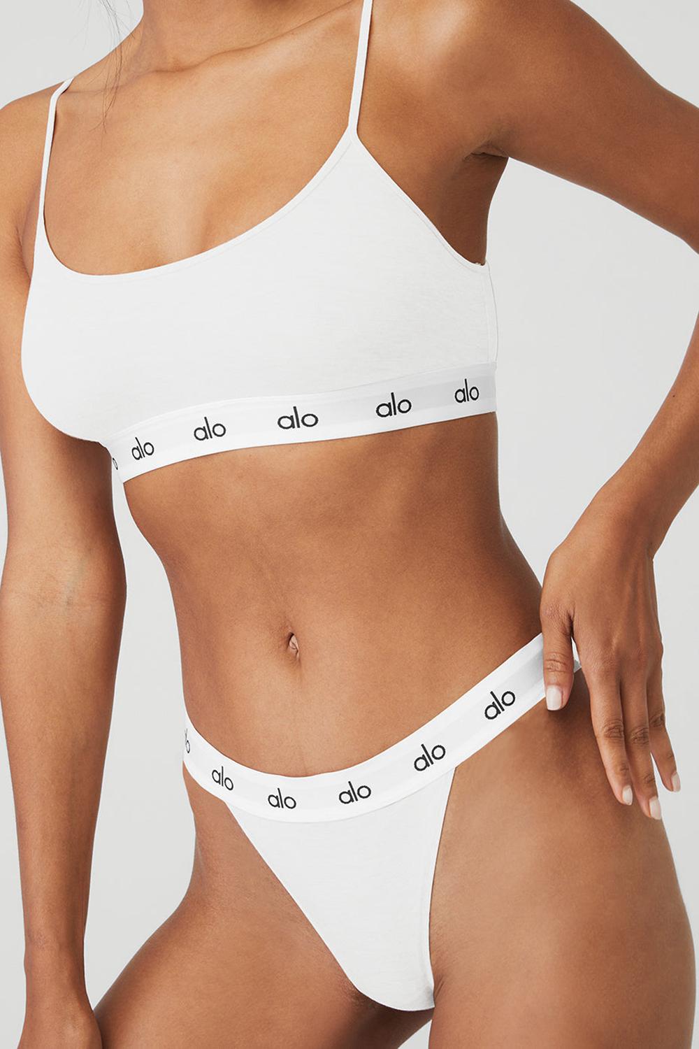 Alo Yoga Icon French Cut Naisten Ranne Valkoinen | Suomi  2690-XMBGW