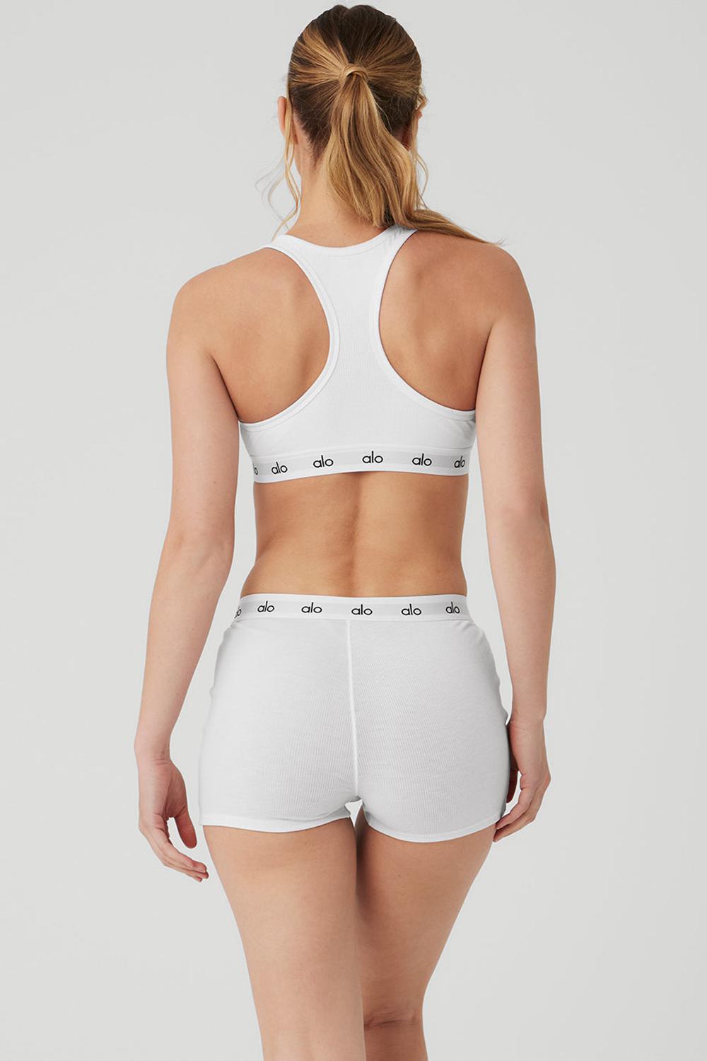 Alo Yoga Icon Ribbed Henley Naisten Urheiluliivi Valkoinen | Suomi  2078-TQRPD