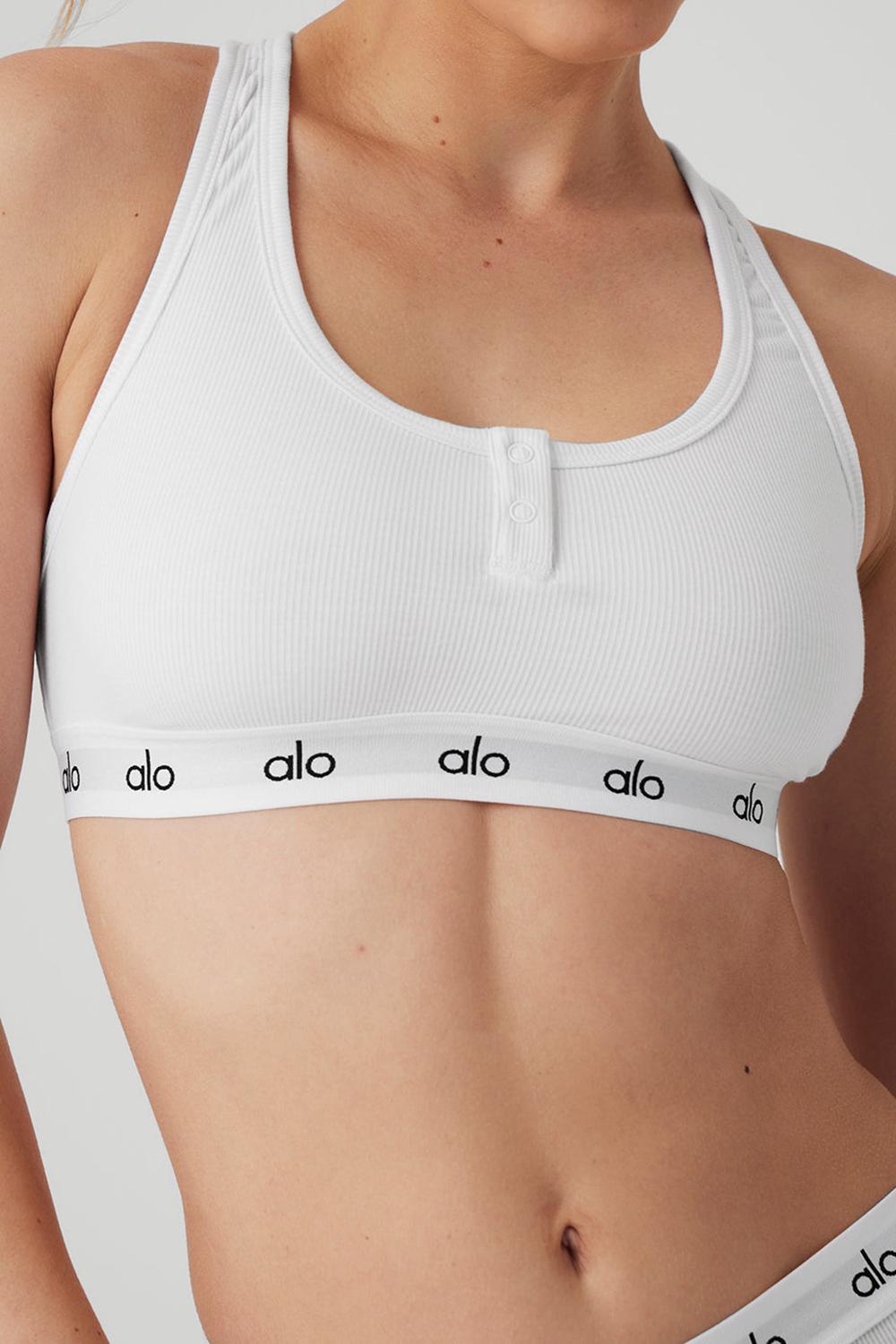 Alo Yoga Icon Ribbed Henley Naisten Urheiluliivi Valkoinen | Suomi  2078-TQRPD