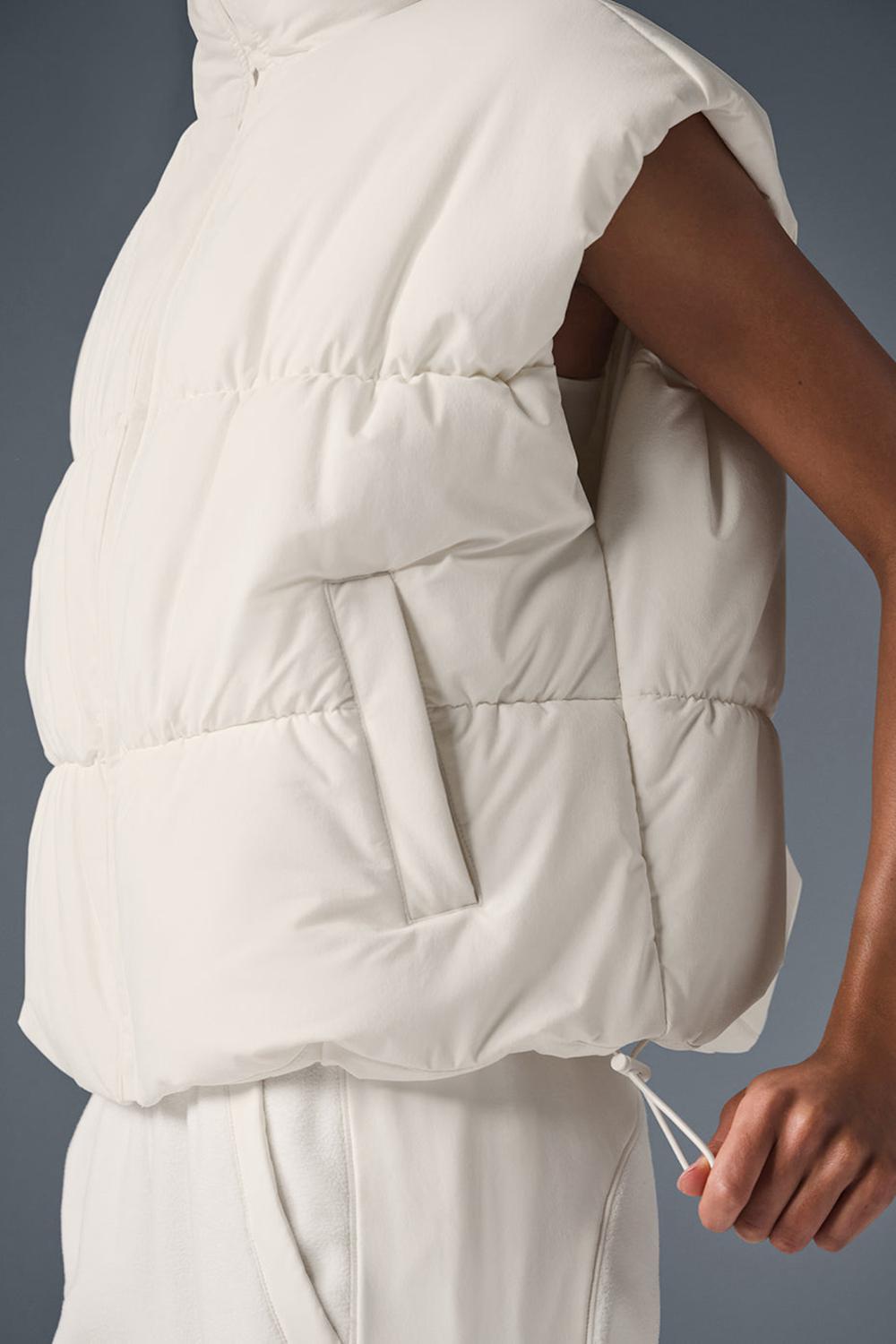 Alo Yoga Incline Naisten Liivi Ivory | Suomi  7104-OICVE