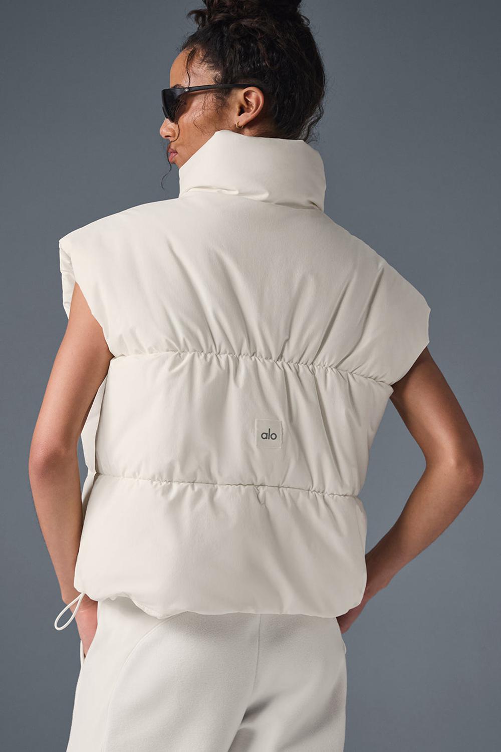 Alo Yoga Incline Naisten Liivi Ivory | Suomi  7104-OICVE