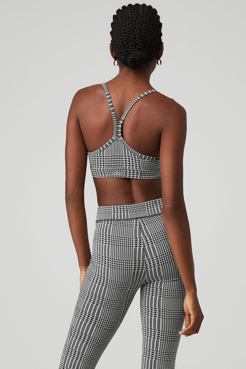 Alo Yoga Jacquard Glenplaid Gratitude Naisten Urheiluliivi Titaani Mustat | Suomi  3275-TBDXR