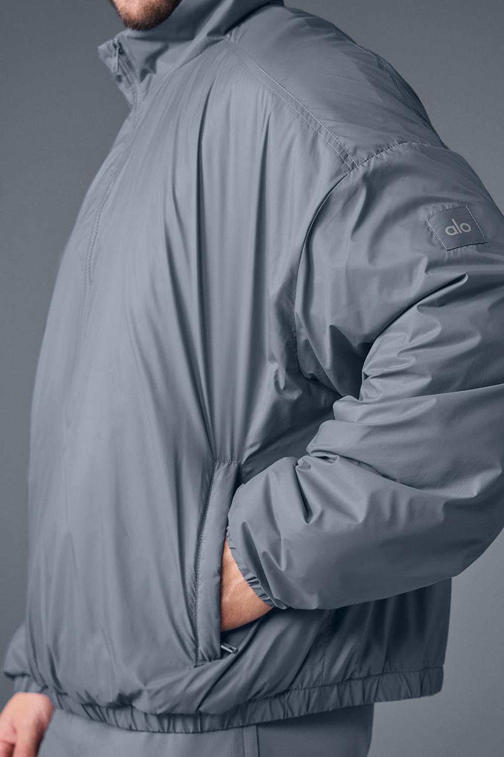 Alo Yoga Latitude Light Weight 1/2 Zip Miesten Takit Harmaat | Suomi  7295-LOBXF