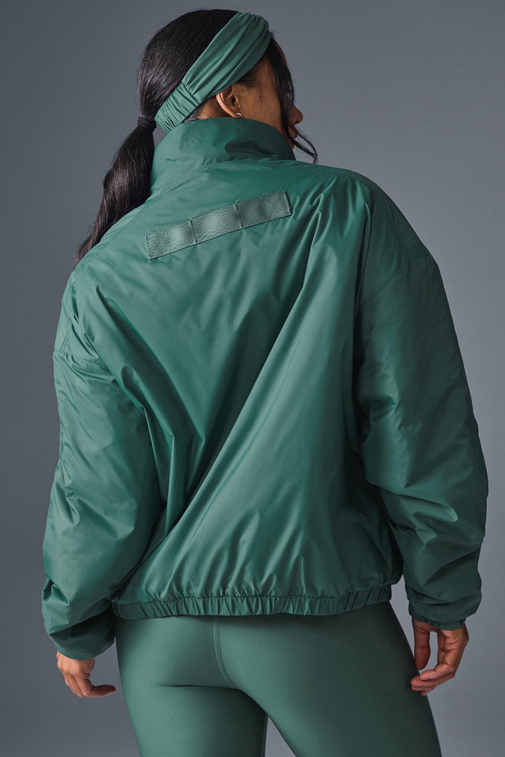Alo Yoga Latitude Light Weight 1/2 Zip Pullover Naisten Takit Winter Ivy | Suomi  1348-AYMZU