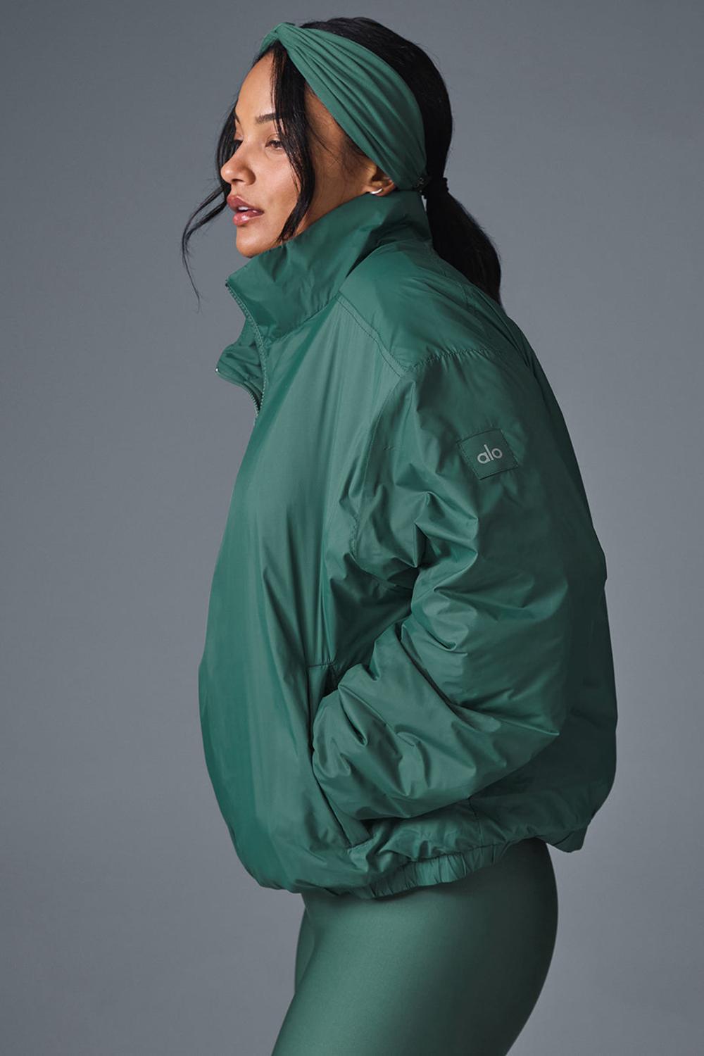 Alo Yoga Latitude Light Weight 1/2 Zip Pullover Naisten Takit Winter Ivy | Suomi  1348-AYMZU