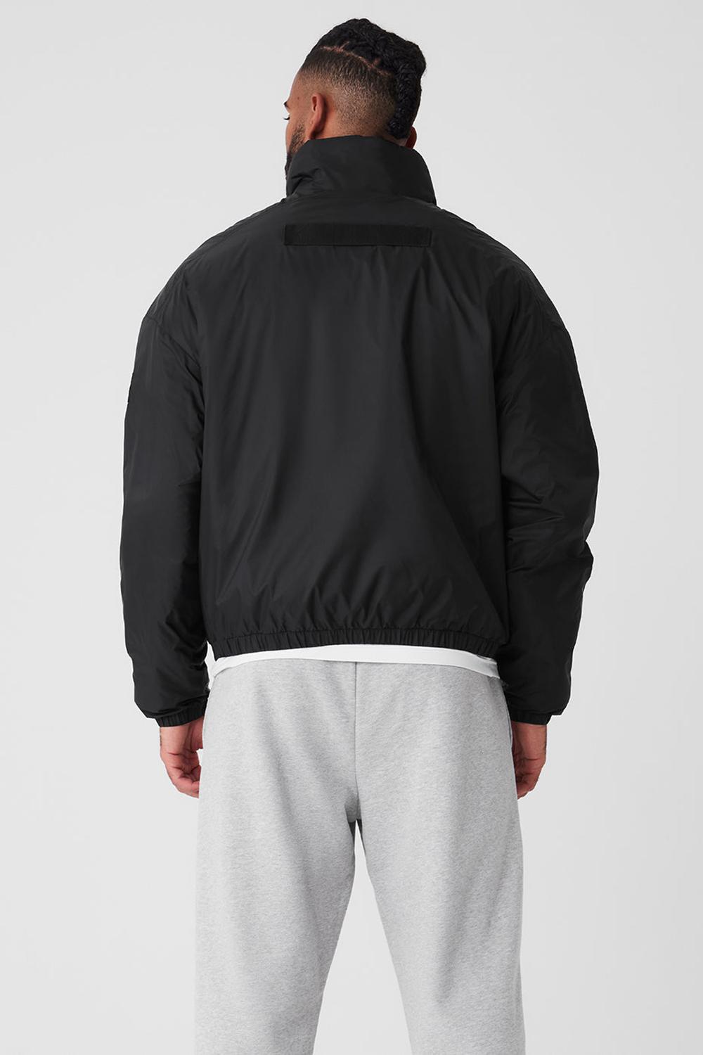 Alo Yoga Latitude Light Weight 1/2 Zip Pullover Miesten Takit Mustat | Suomi  8521-IORJZ