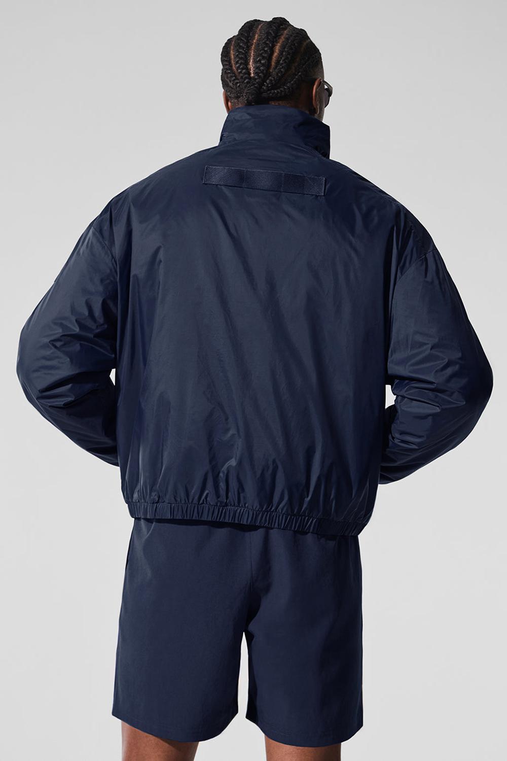 Alo Yoga Latitude Light Weight 1/2 Zip Pullover Miesten Takit Laivastonsininen | Suomi  9786-VPYJD