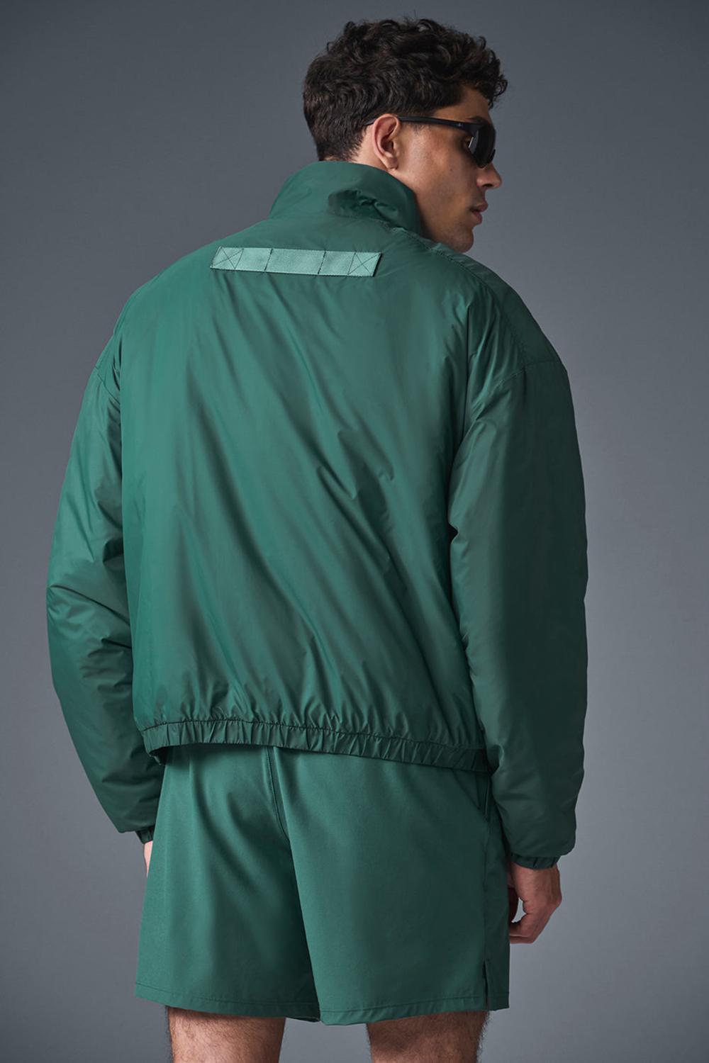 Alo Yoga Latitude Light Weight 1/2 Zip Pullover Miesten Takit Winter Ivy | Suomi  7534-NZTLE