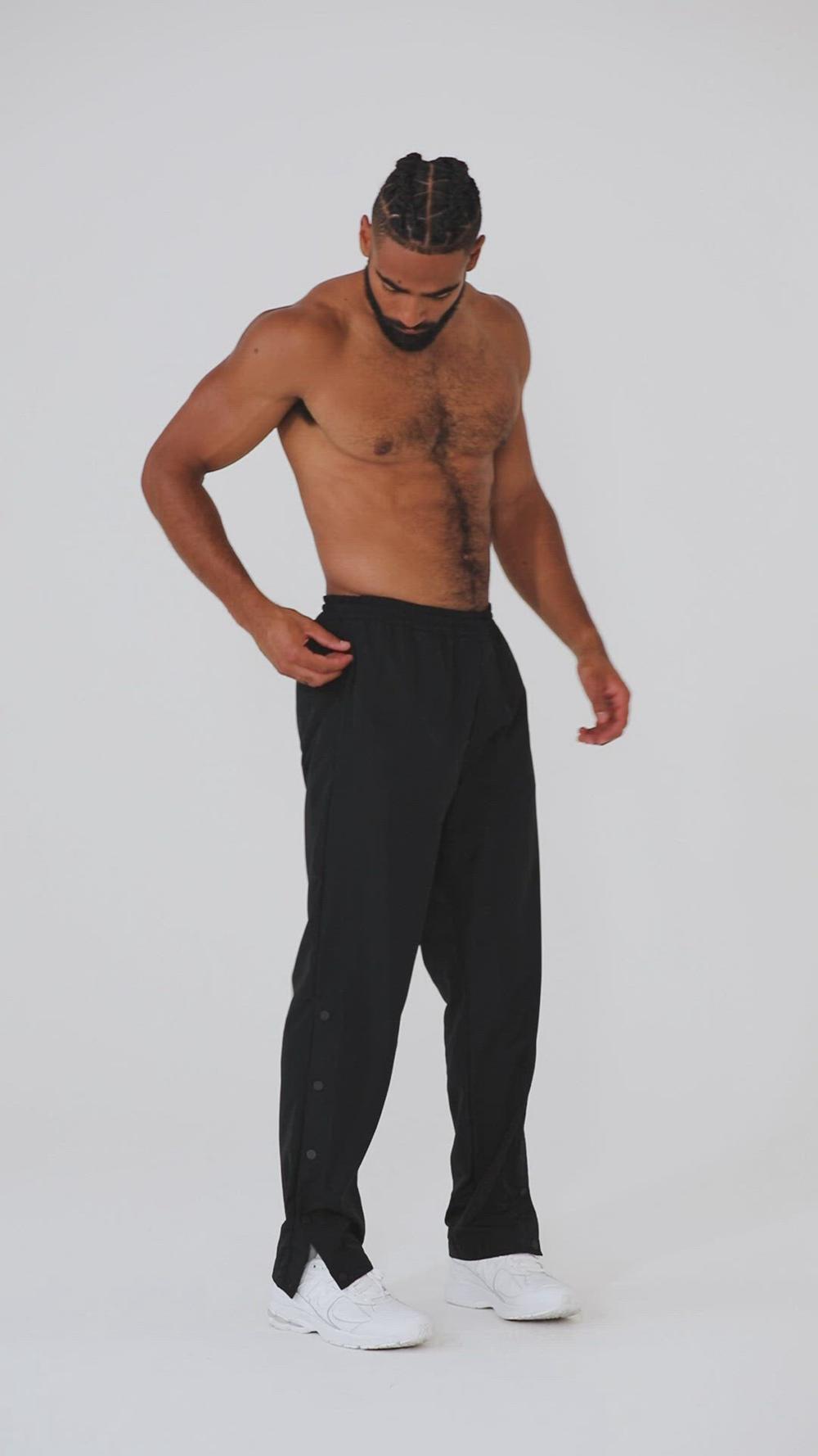 Alo Yoga Legend Snap Miesten Housut Mustat | Suomi  9038-MFXAC