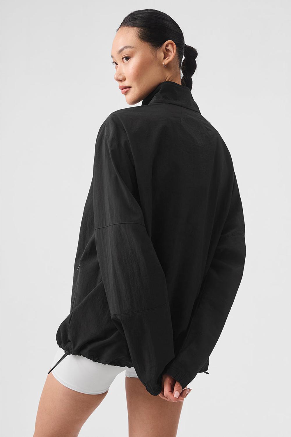 Alo Yoga Lightweight Takeaway Track Naisten Villapusero Mustat | Suomi  5482-LIAQE