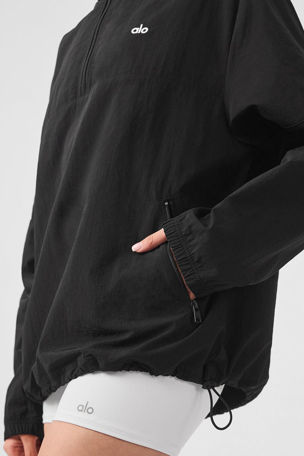 Alo Yoga Lightweight Takeaway Track Naisten Villapusero Mustat | Suomi  5482-LIAQE