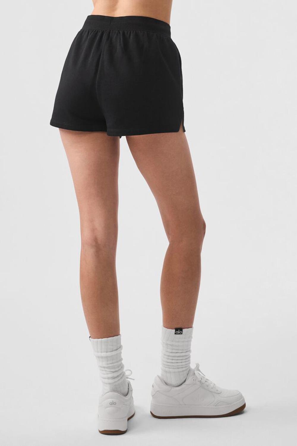 Alo Yoga Low Key Sweat Naisten Shortsit Mustat | Suomi  5729-BEJOI