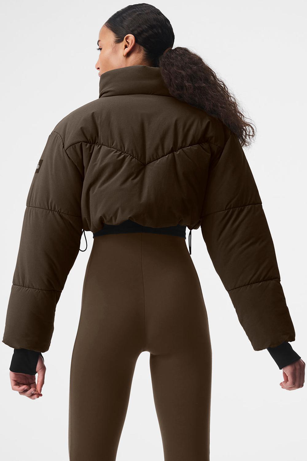 Alo Yoga Main Act Corset Naisten Puffer Takki Mustat | Suomi  8156-GIFHN