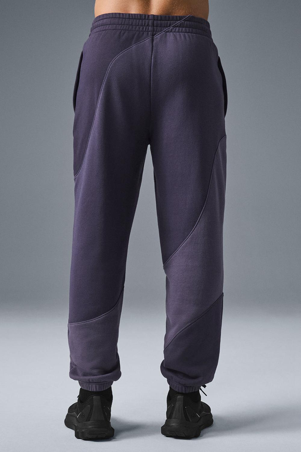 Alo Yoga Make Waves Miesten Collegehousut Italian Plum Tonal | Suomi  4697-SVAHW