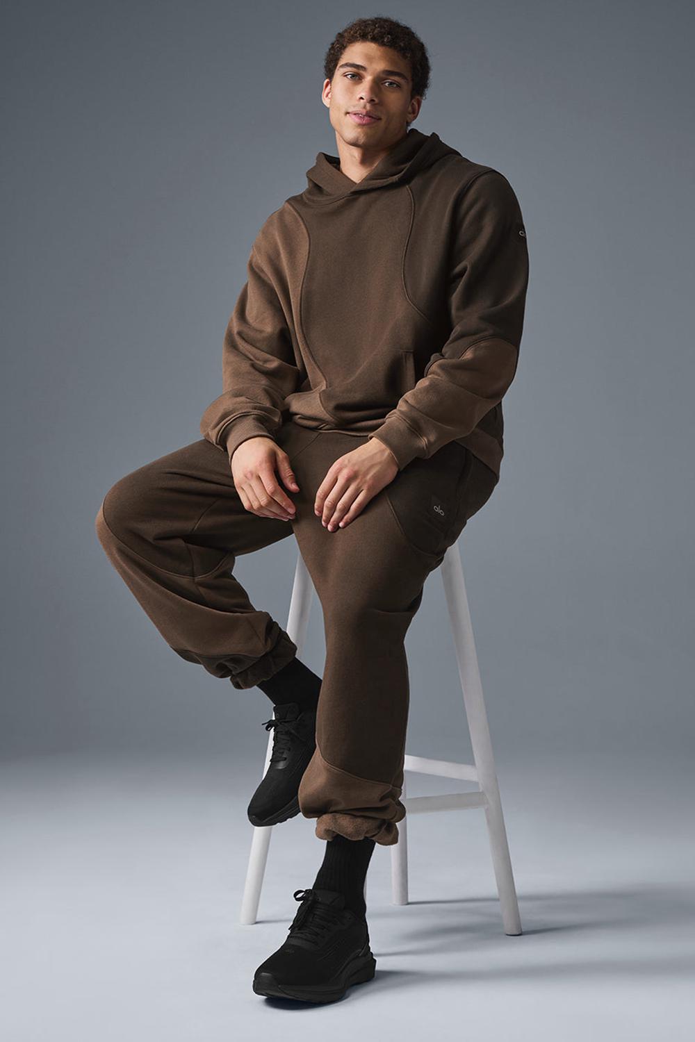 Alo Yoga Make Waves Miesten Huppari Espresso Tonal | Suomi  9201-ORIMW