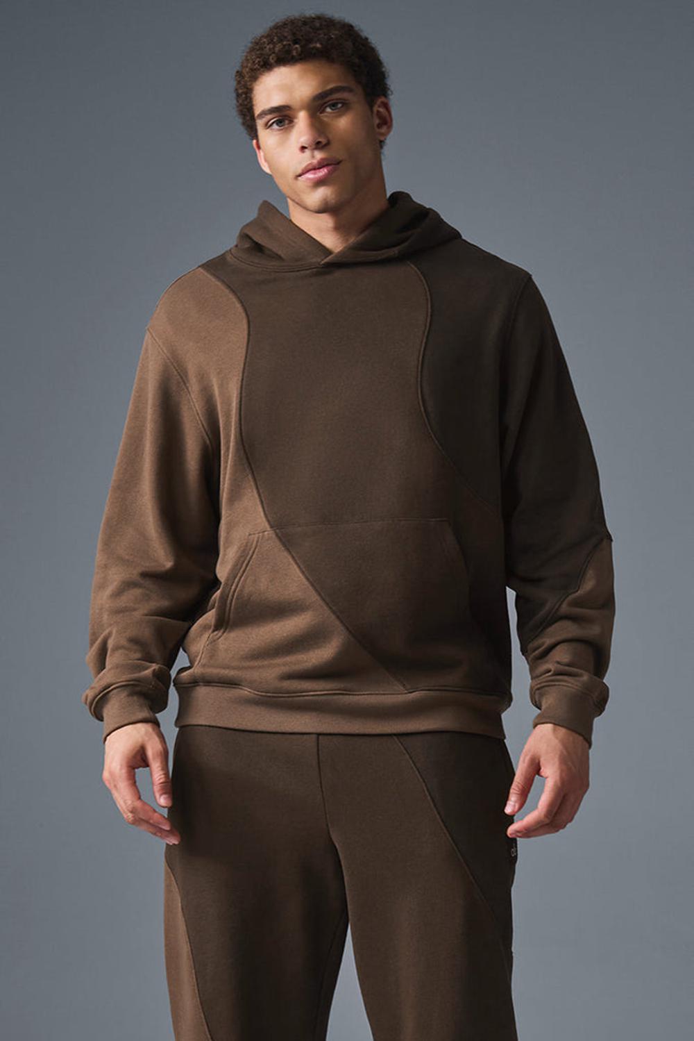 Alo Yoga Make Waves Miesten Huppari Espresso Tonal | Suomi  9201-ORIMW