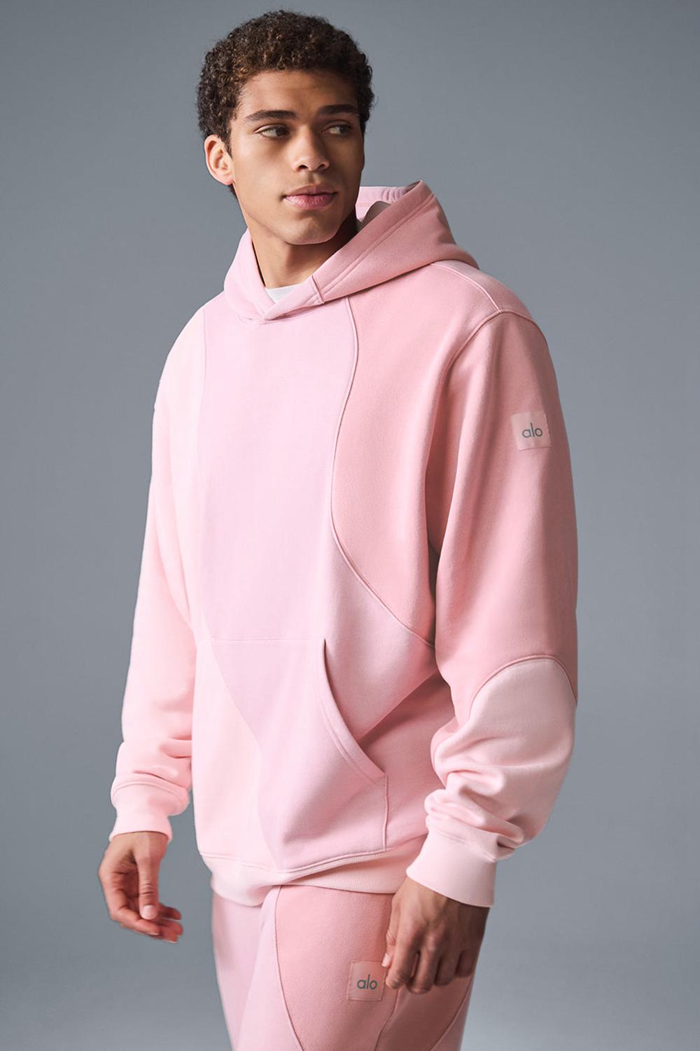 Alo Yoga Make Waves Miesten Huppari Pinkki | Suomi  3205-DFTAG