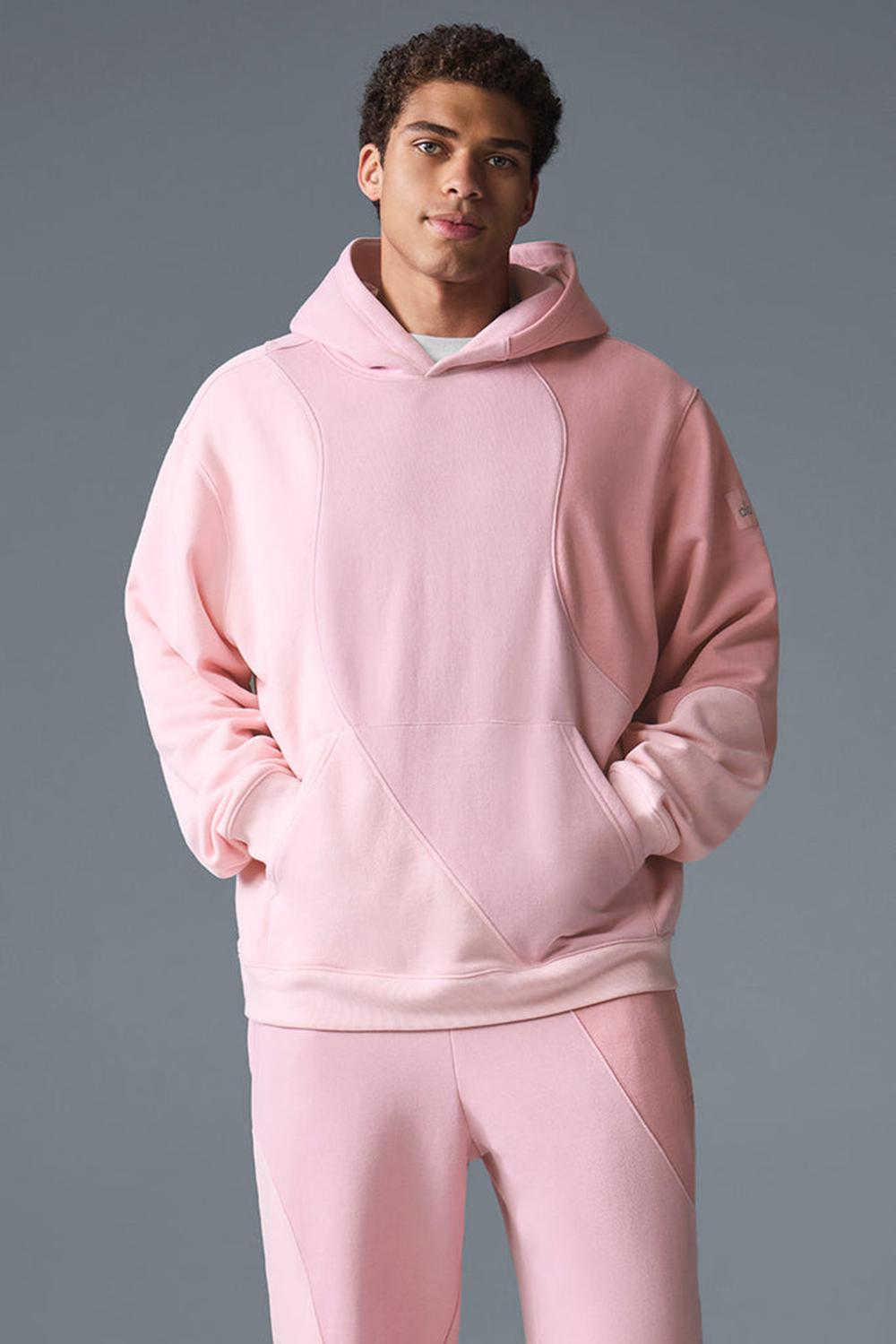 Alo Yoga Make Waves Miesten Huppari Pinkki | Suomi  3205-DFTAG