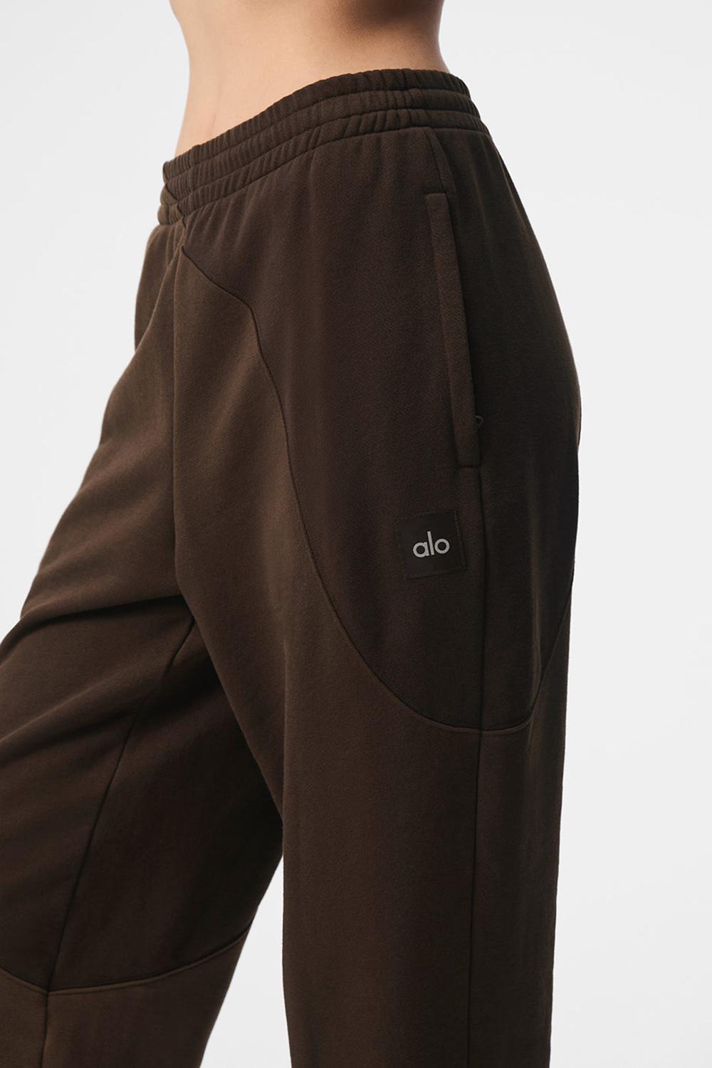Alo Yoga Make Waves Naisten Collegehousut Espresso Tonal | Suomi  5308-BXGPL