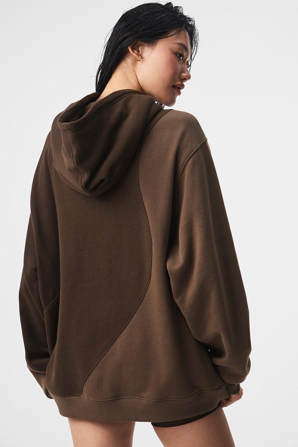 Alo Yoga Make Waves Naisten Huppari Espresso Tonal | Suomi  2781-DUTBF
