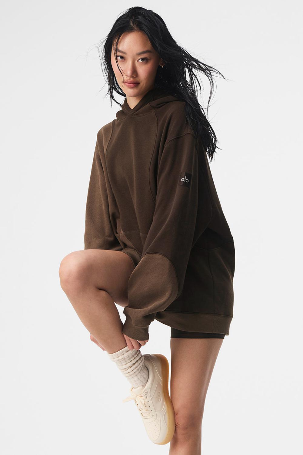 Alo Yoga Make Waves Naisten Huppari Espresso Tonal | Suomi  2781-DUTBF