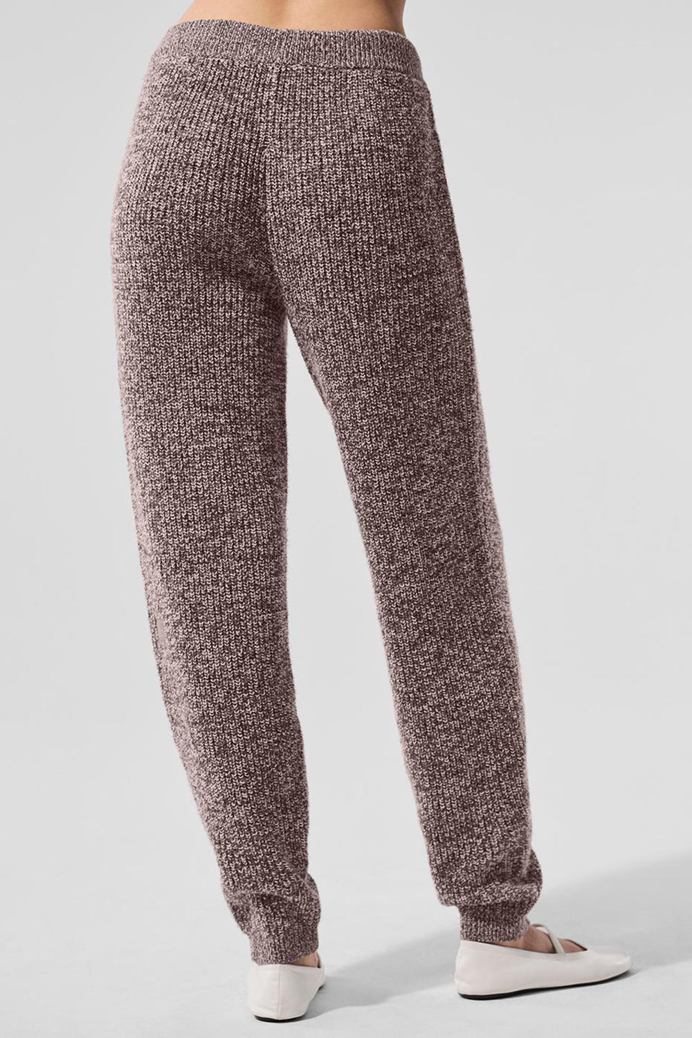Alo Yoga Marl Sweater Naisten Housut Mushroom Marl | Suomi  4897-WOYMB