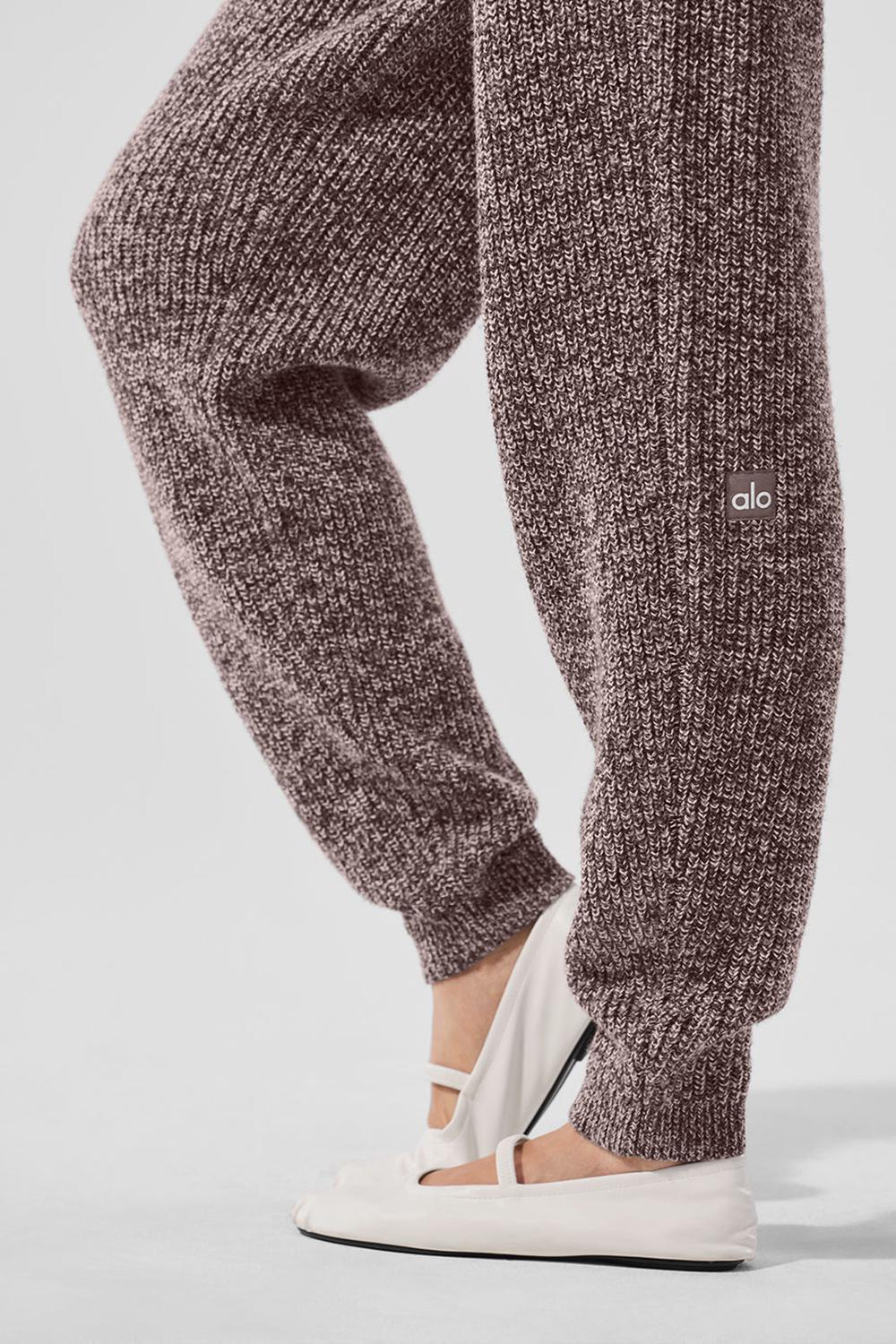 Alo Yoga Marl Sweater Naisten Housut Mushroom Marl | Suomi  4897-WOYMB